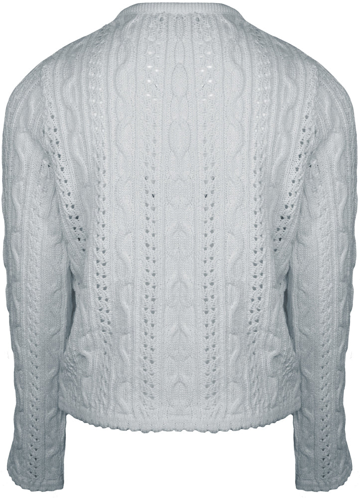 huber-isar-trachten-trachten-strickjacke-alia-f-r-m-dchen-silber-grau image 2