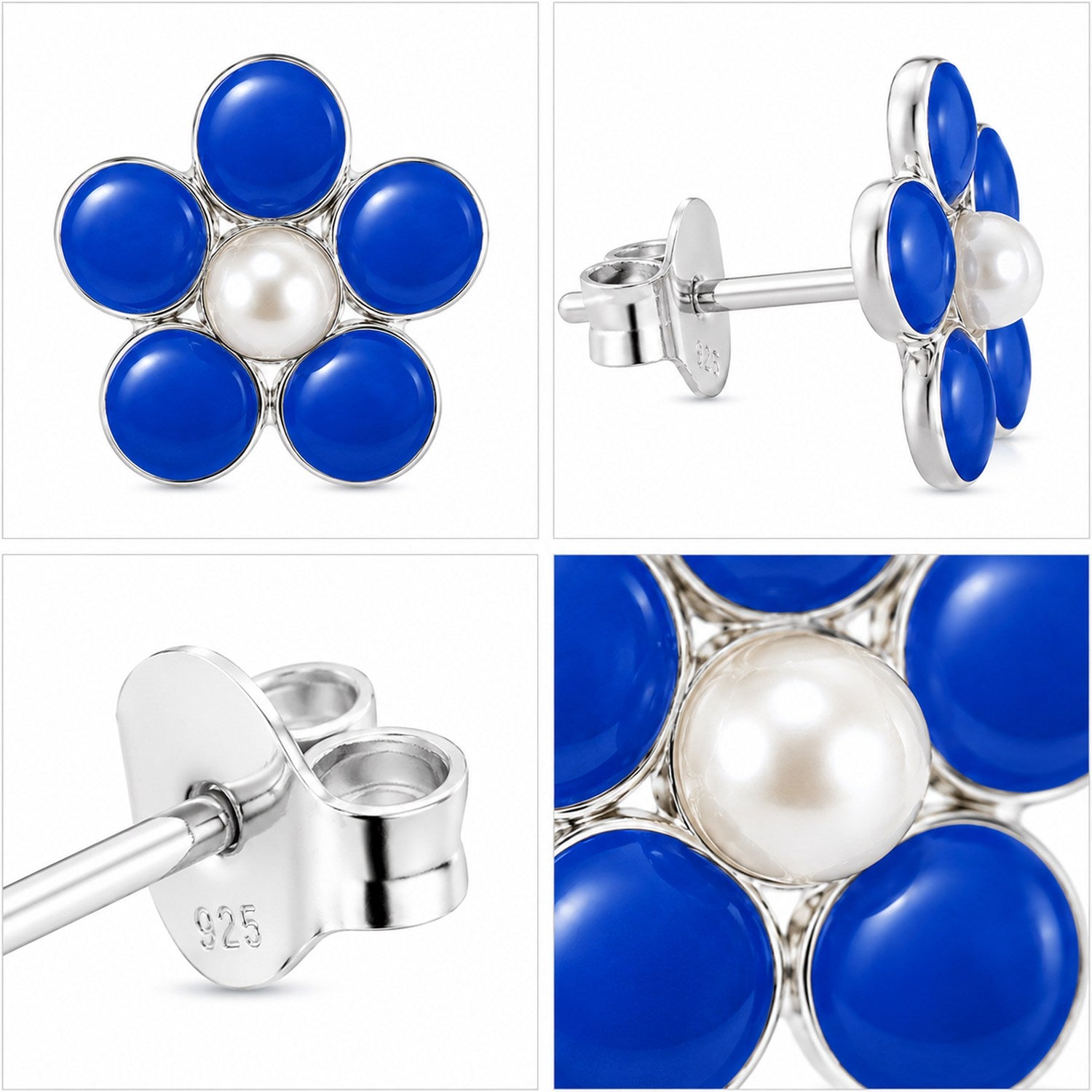 trachtenland-luisia-ohrstecker-blume-925-sterling-silber-blau image 6