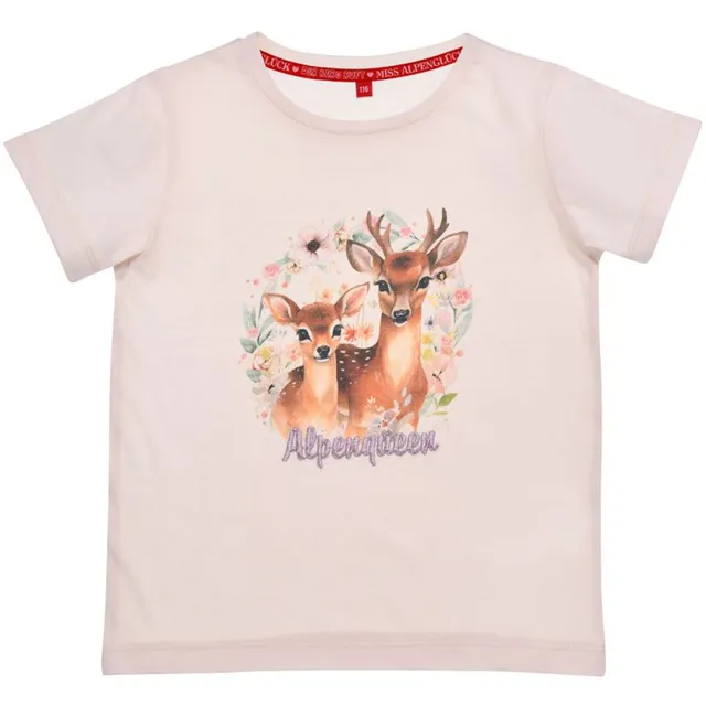 trachtenland-bondi-m-dchen-t-shirt-alpenqueen-hirschprint-langarm-puder image 1