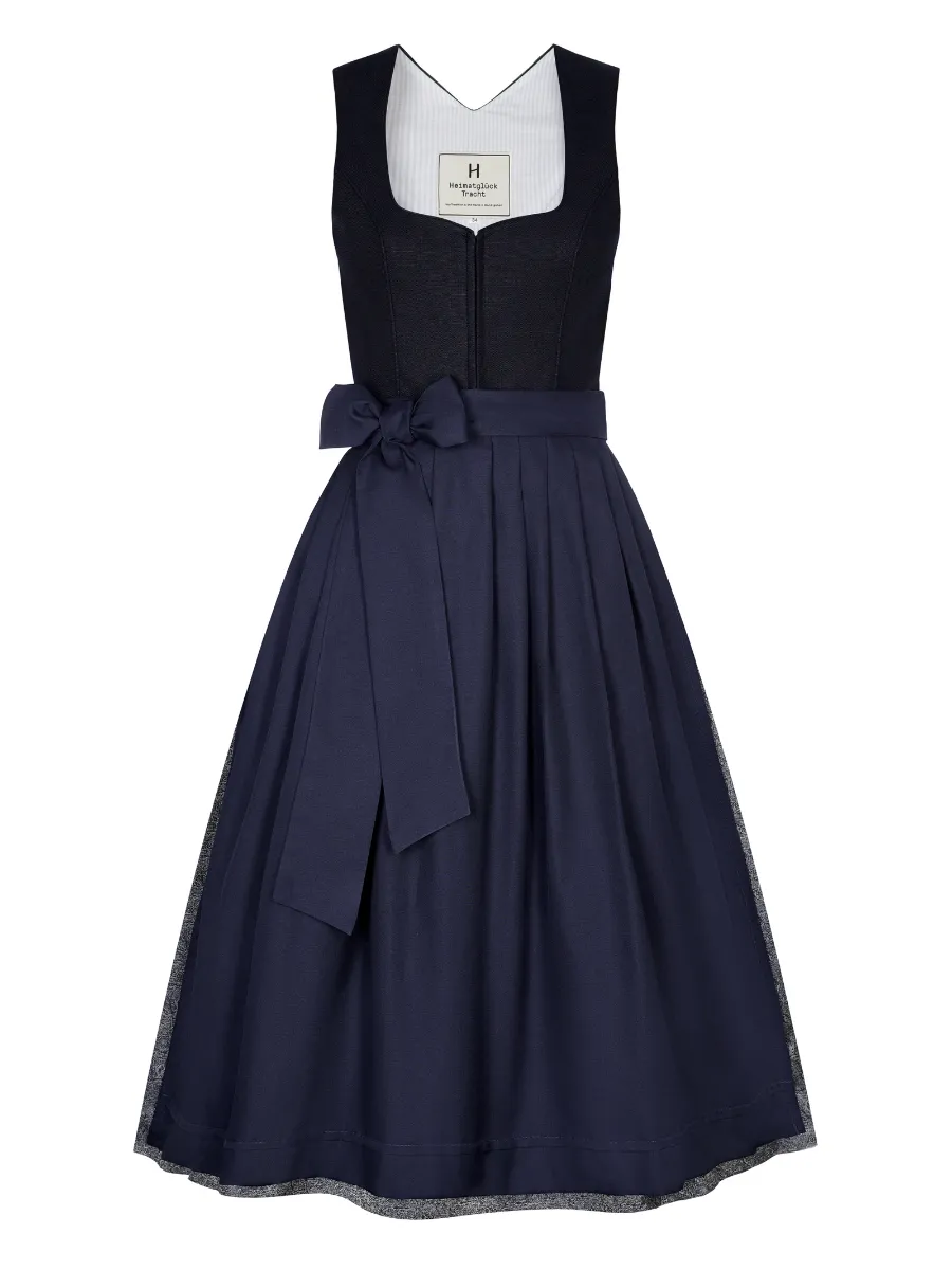 heimatgl-ck-helena-dirndl-marine-leinenmieder image 1