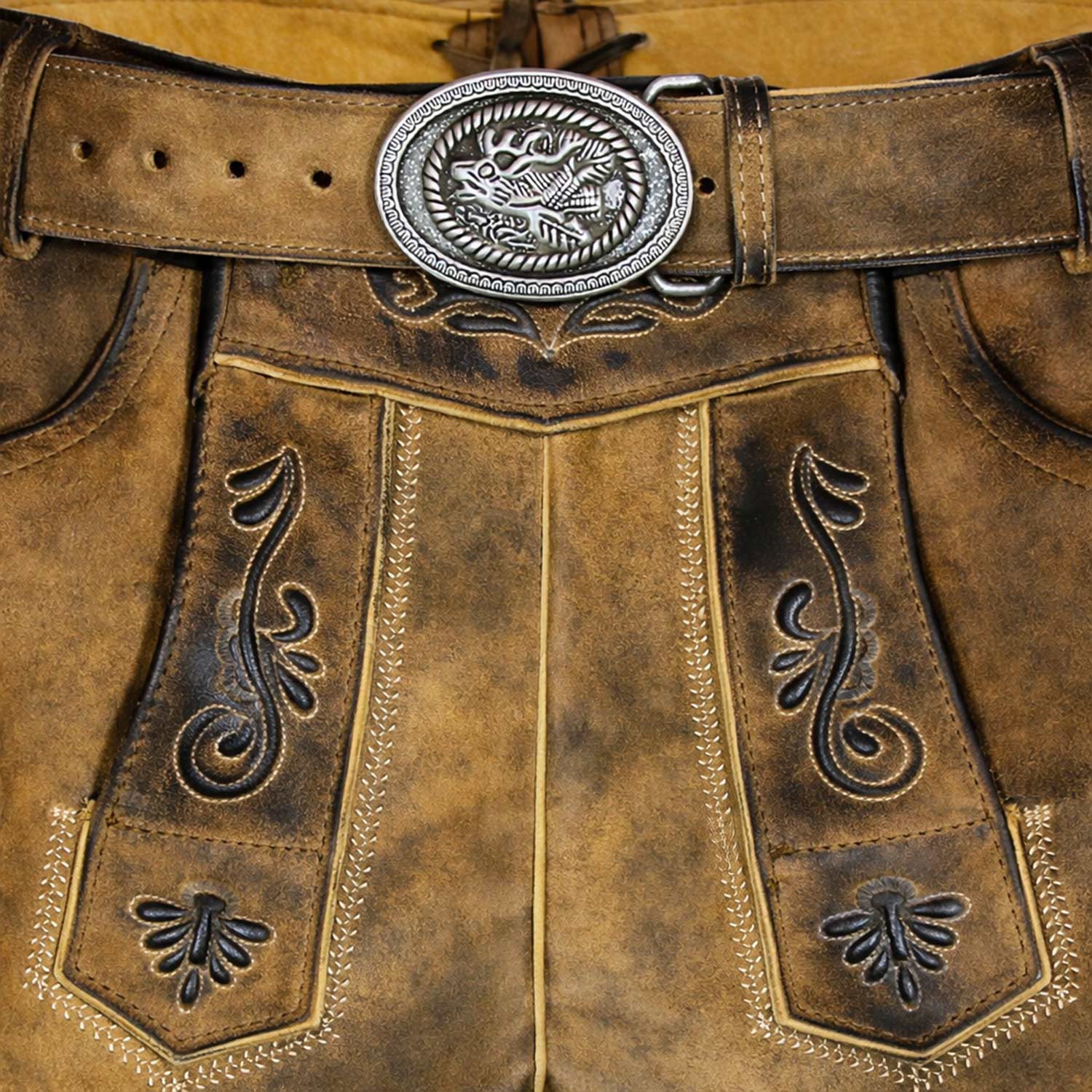 trachtenland-maddox-kurze-herren-lederhose-mandlach-mit-g-rtel-camel-braun image 6