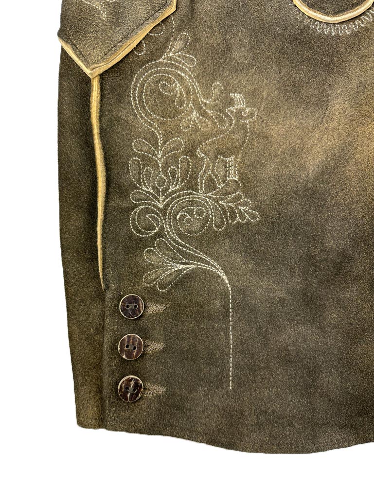 buchberger-kurze-lederhose-schorsch-1-mit-g-rtel-ziegenvelours-granit image 3