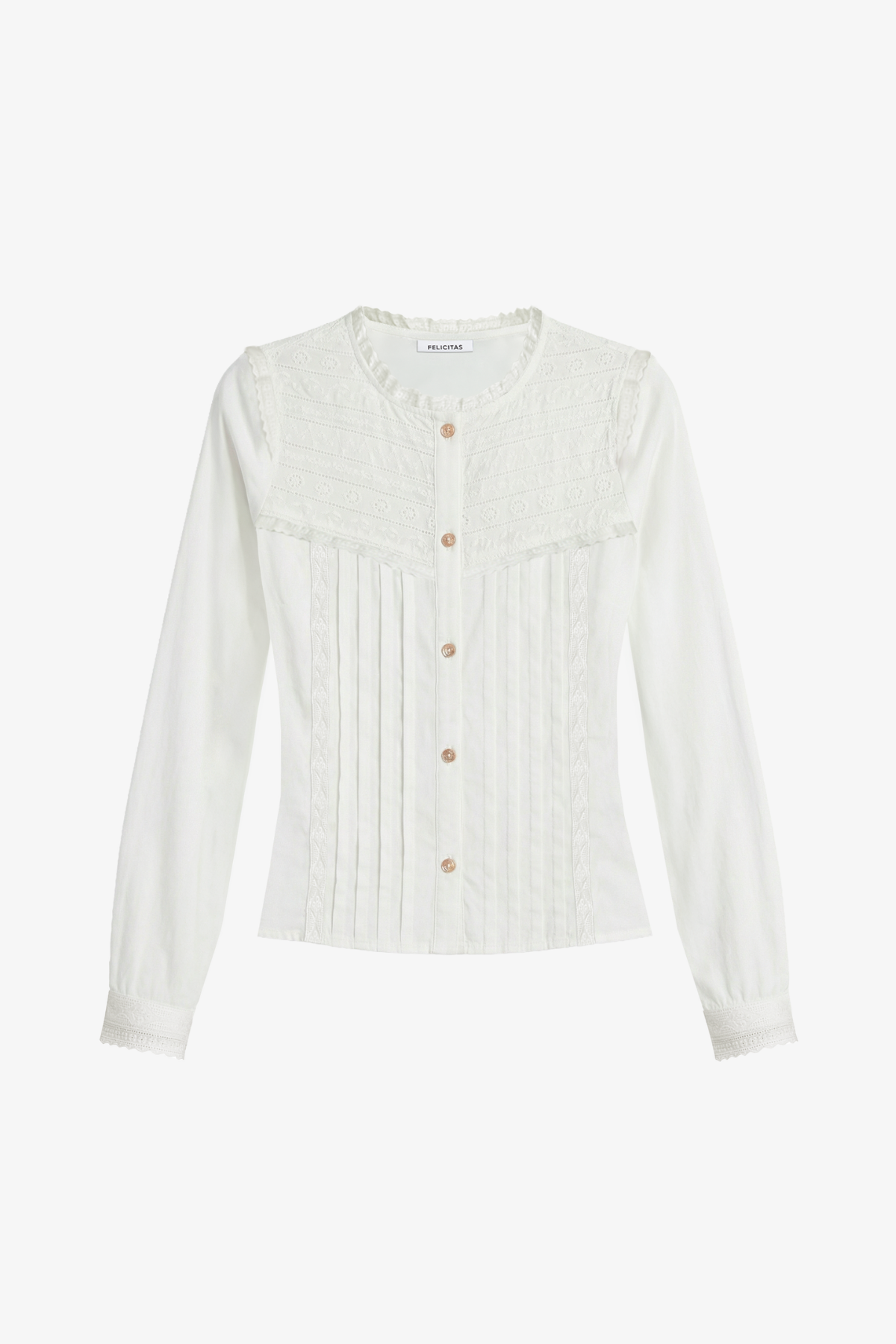 felicitas-damen-bluse-bibi-wei-mit-lochstick-und-r-schen image 1