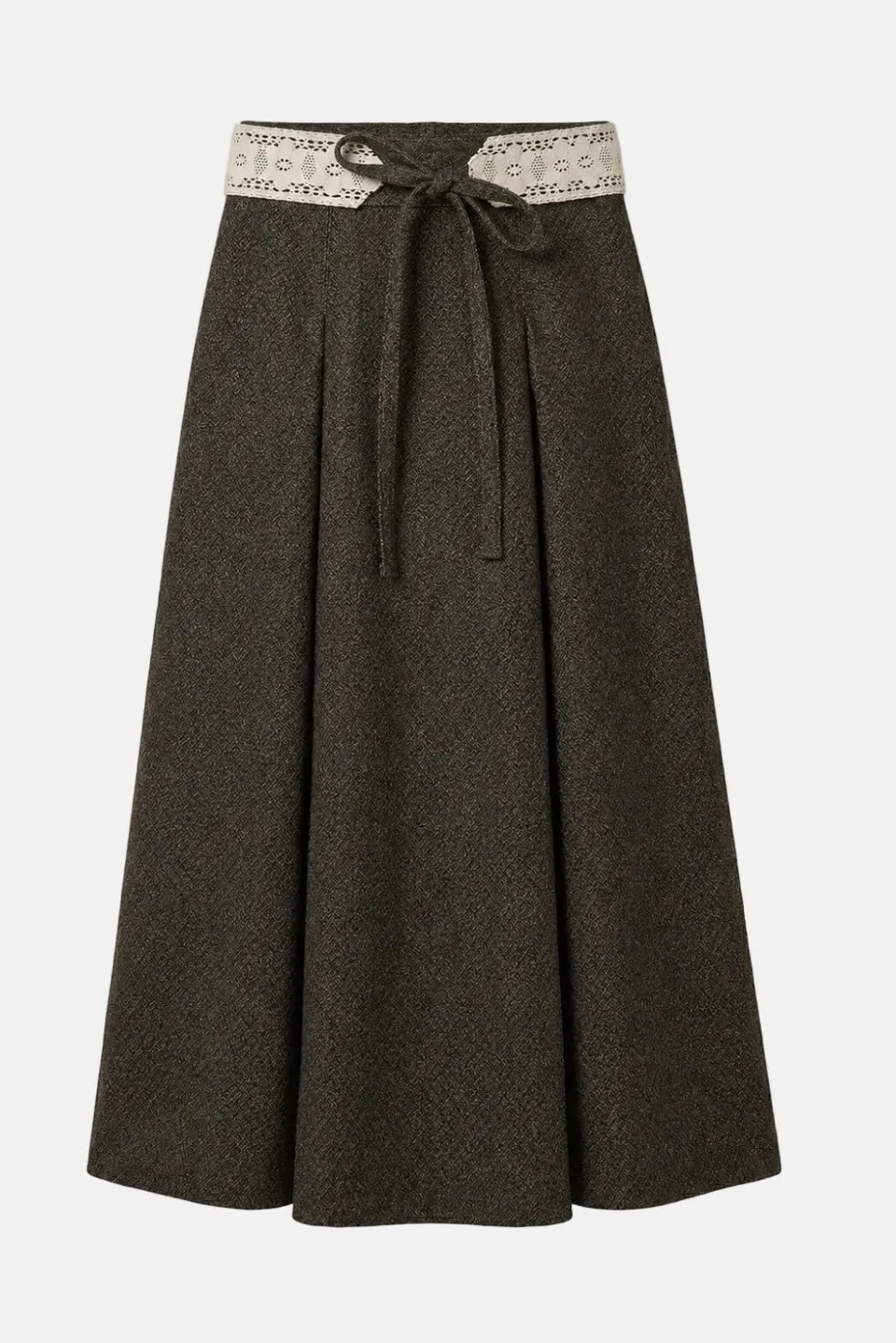 felicitas-rock-rosina-damen-wollrock-84-cm-fischgrat image 1