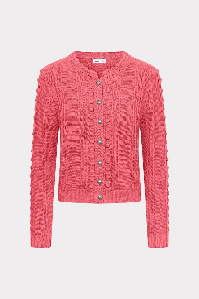 felicitas-claudine-damen-strickcardigan-aus-baumwoll-wollmix image 1