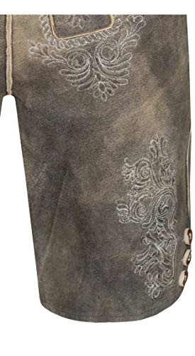 n-bler-lederhose-kurz-adam-in-grau image 8