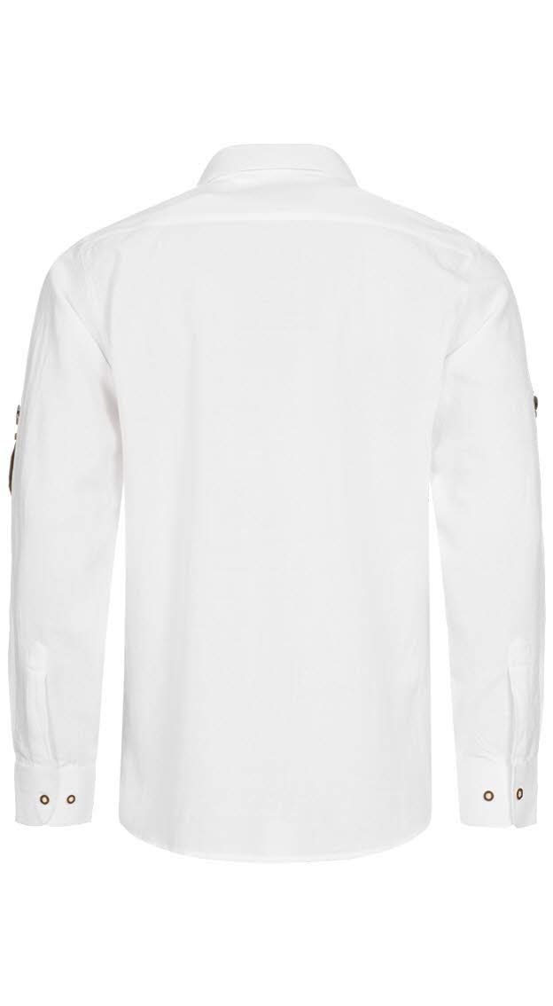 n-bler-trachtenhemd-romus-kurzarm-wei-regular-fit-100-baumwolle image 2