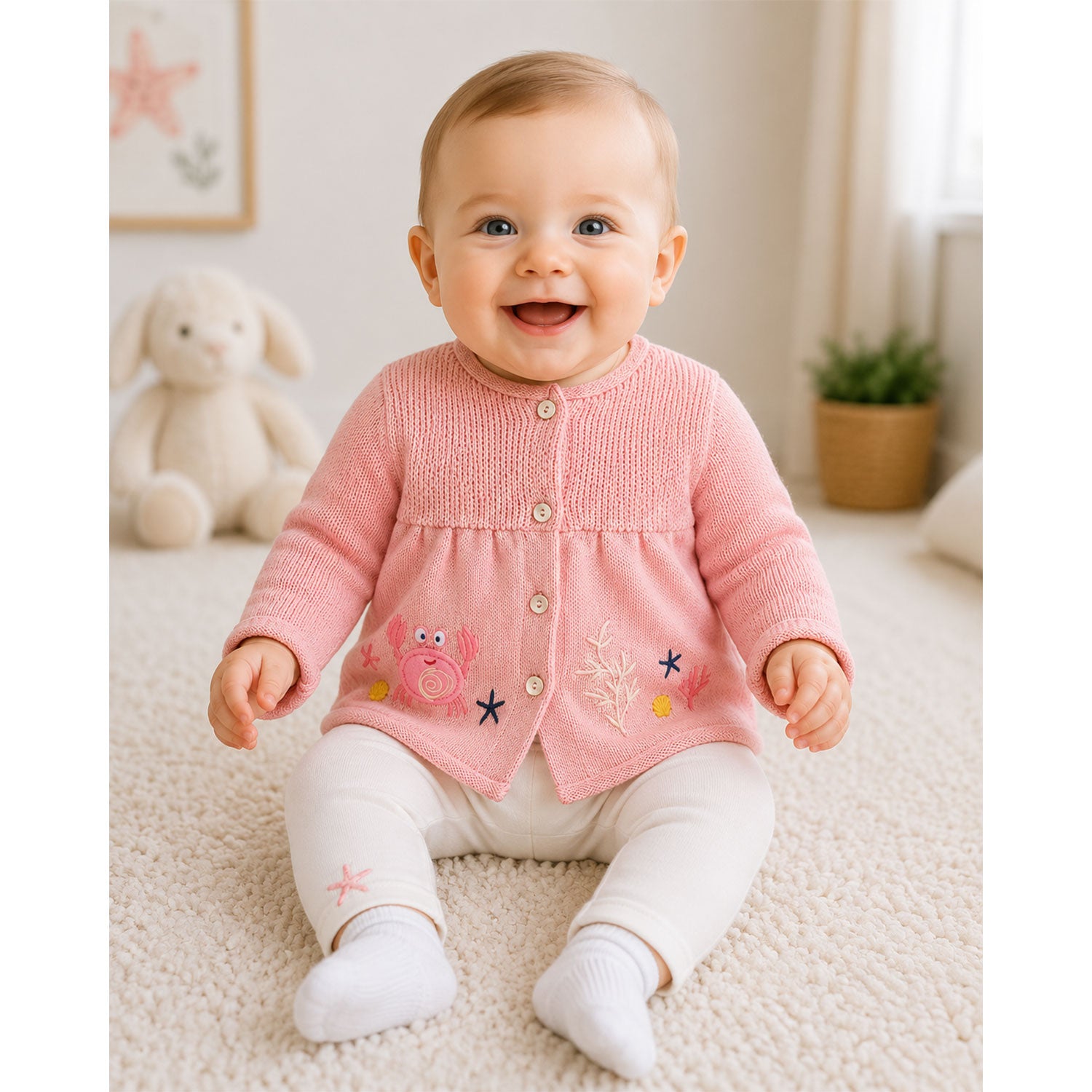 trachtenland-bondi-baby-strickjacke-marine-life-86693-candy-rosa image 3