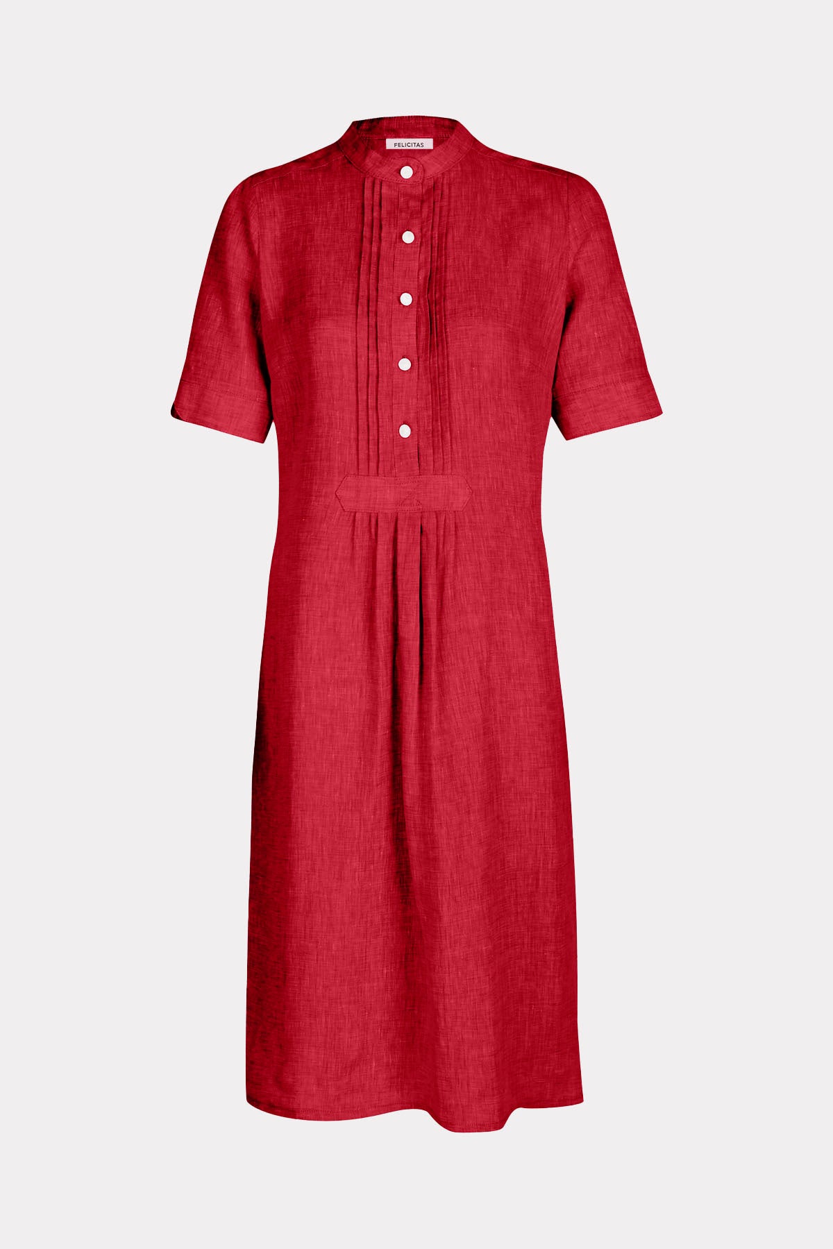 felicitas-damen-kleid-kleo-leinen-blusenkleid-kurzarm image 1
