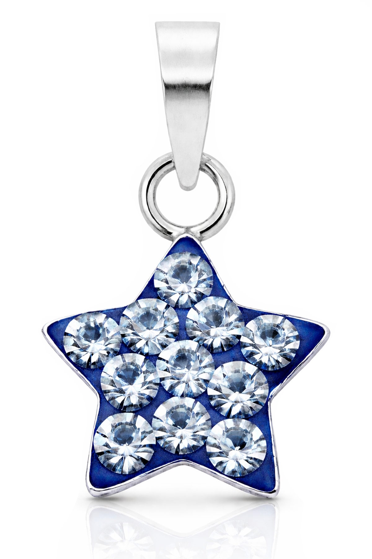 trachtenland-luisia-stern-kettenanh-nger-dunkelblau-925-sterling-silber-mit-prem image 1