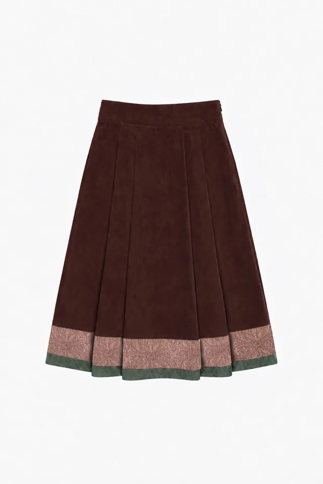 felicitas-damen-rock-rina-64-cm-mit-kontrastblenden image 1
