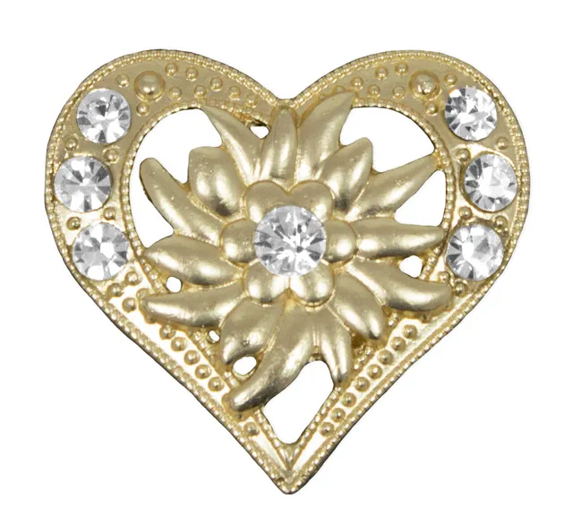 trachtenland-magnet-brosche-tuchhalter-gold-herz-mit-strass image 1