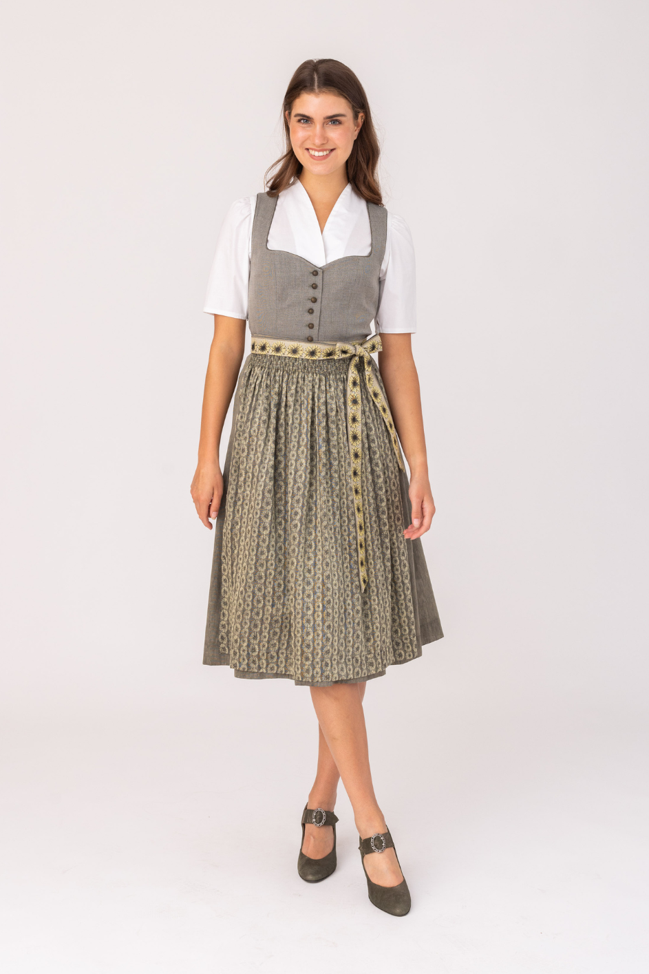 felicitas-dillie-damen-dirndl-stretch-bamboo-jacquard-mit-sch-rze image 1