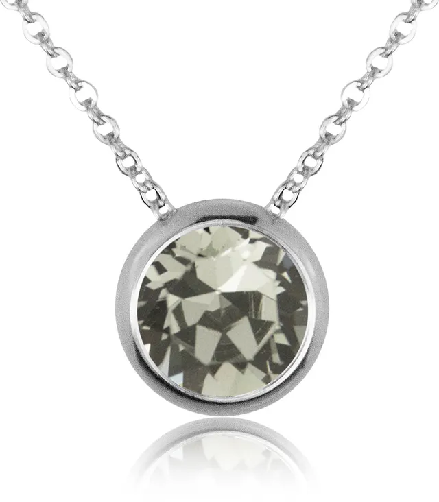 luisia-halskette-ciri-mit-premium-kristall-11-mm-silber-black-diamond image 1