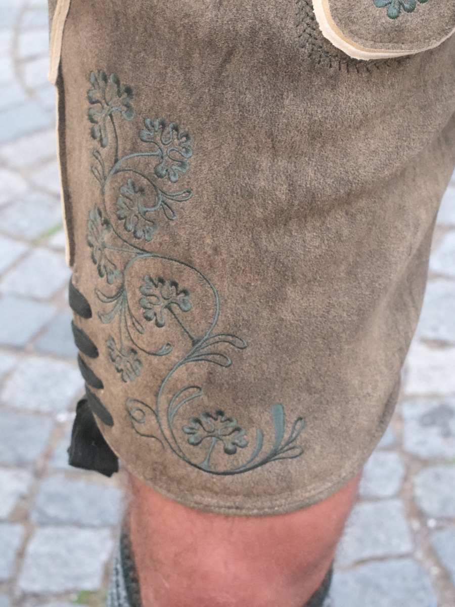 heimatgl-ck-lederhose-isarau-hirsch-herren-stein-antik-tanne-stick image 3