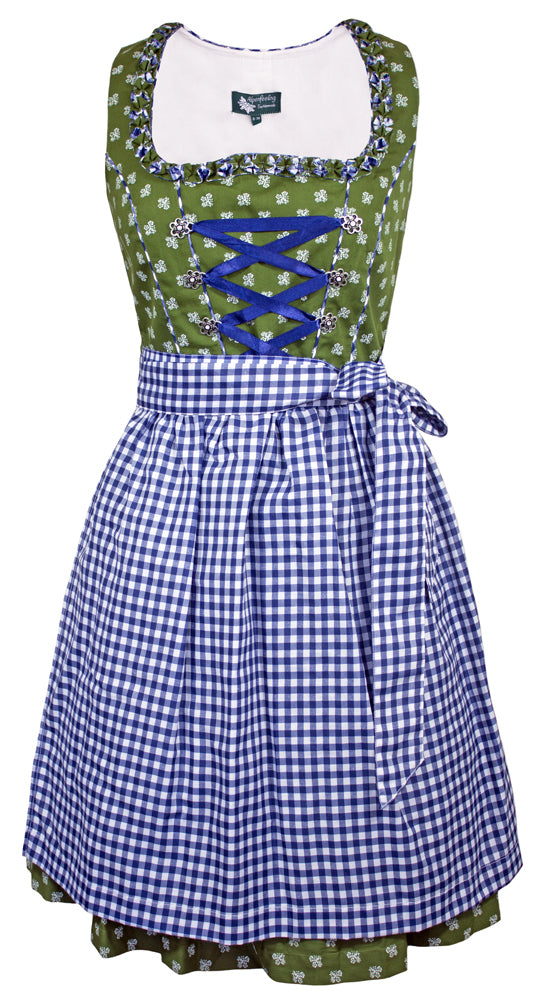 maddox-dirndl-achensee-traditionell-olive-kobalt-55-cm-mit-sch-rze image 1
