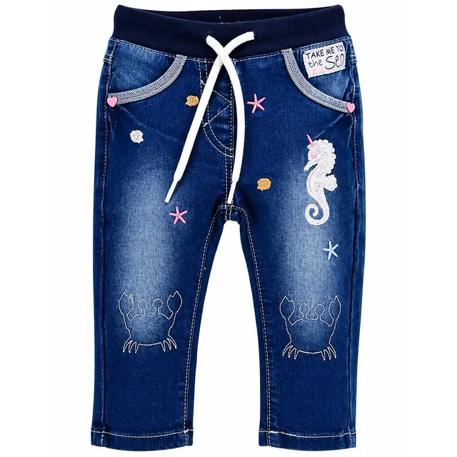 trachtenland-bondi-baby-m-dchen-jeans-marine-life-86699-blue-denim image 1