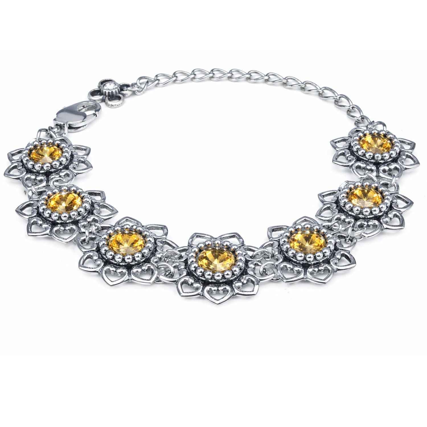 trachtenland-luisia-armband-leandra-herzbl-ten-light-topaz-hellbraun image 2