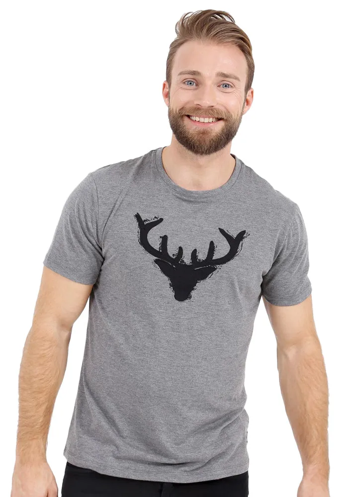 trachtenland-kr-ger-buam-t-shirt-wilder-hirsch-grau image 1