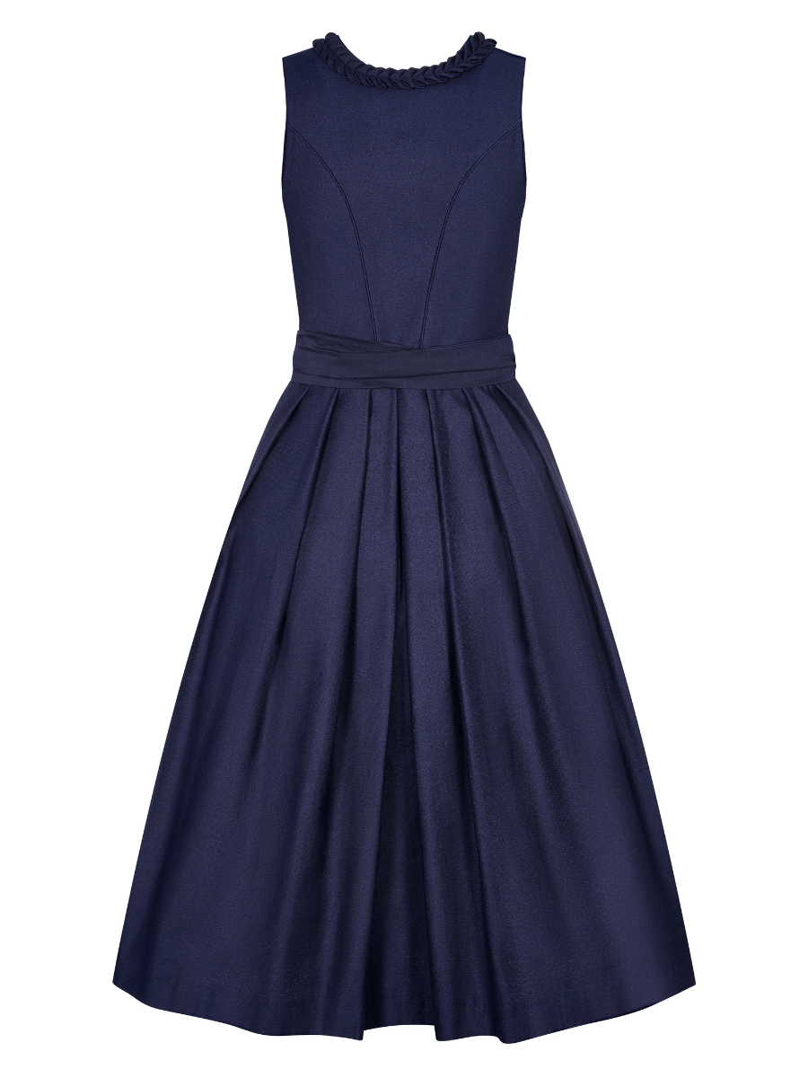 heimatgl-ck-dirndl-klara-marineblau-baumwoll-dirndl-mit-f-cherr-schen image 4