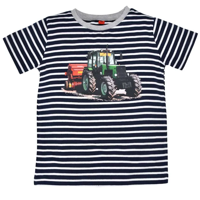 trachtenland-bondi-jungen-t-shirt-traktor-33158-blau-wei-gestreift image 1
