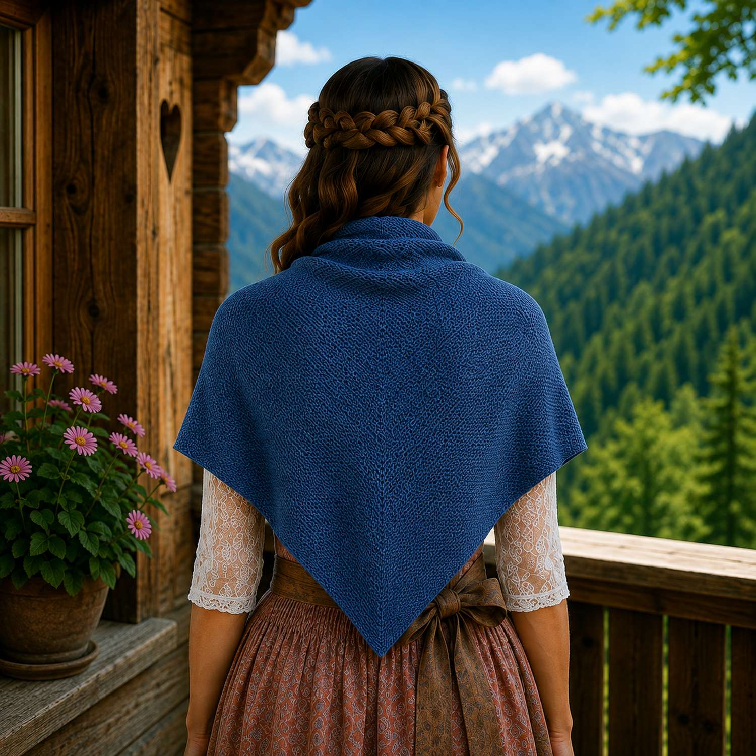 trachtenland-xl-strick-dreieckstuch-schal-200x80-cm-jeansblau image 3