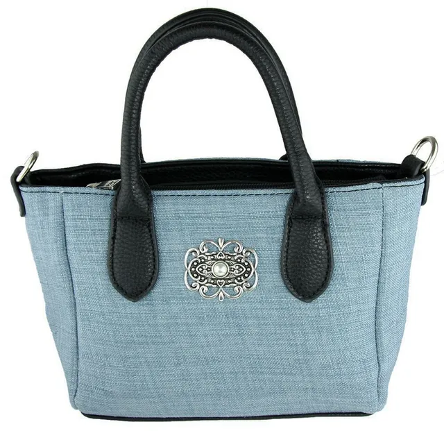 trachtenland-handtasche-katrina-mit-metallapplikation-hellblau image 1