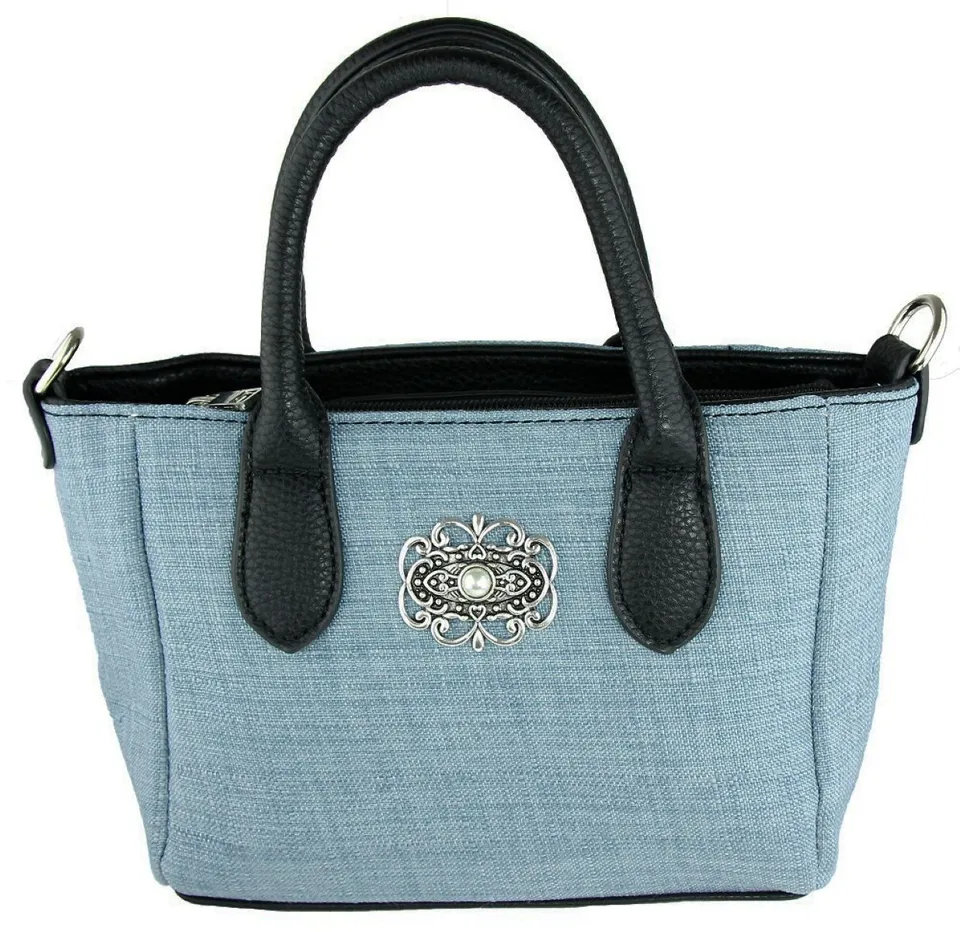 trachtenland-handtasche-katrina-mit-metallapplikation-hellblau image 1