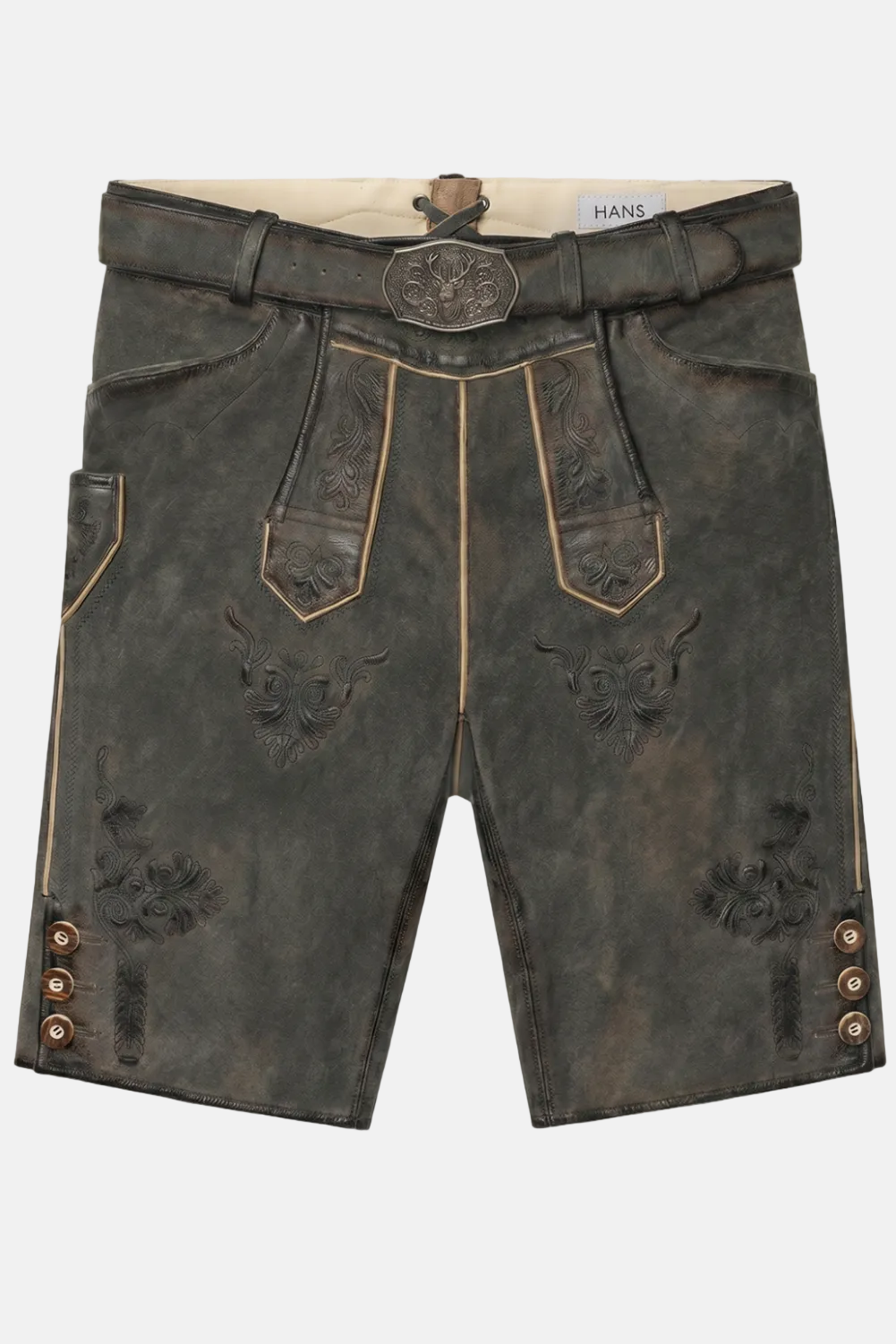 felicitas-herren-lederhose-ostsee-kurz-echtleder image 1