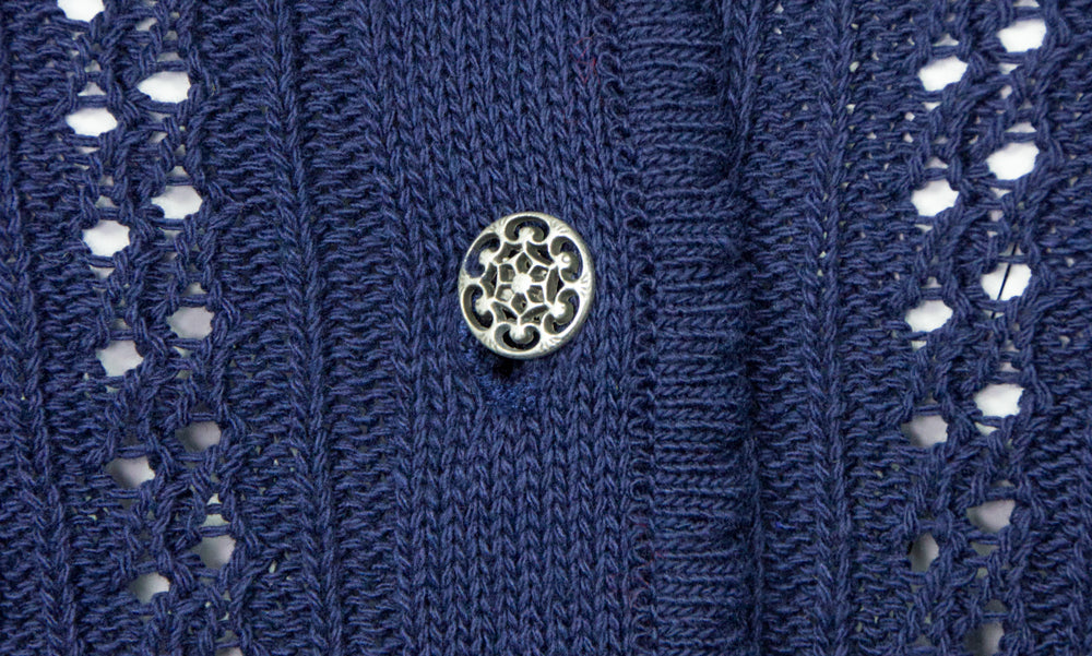 huber-damen-trachten-strickjacke-auri-mit-stehkragen-marine-blau image 4