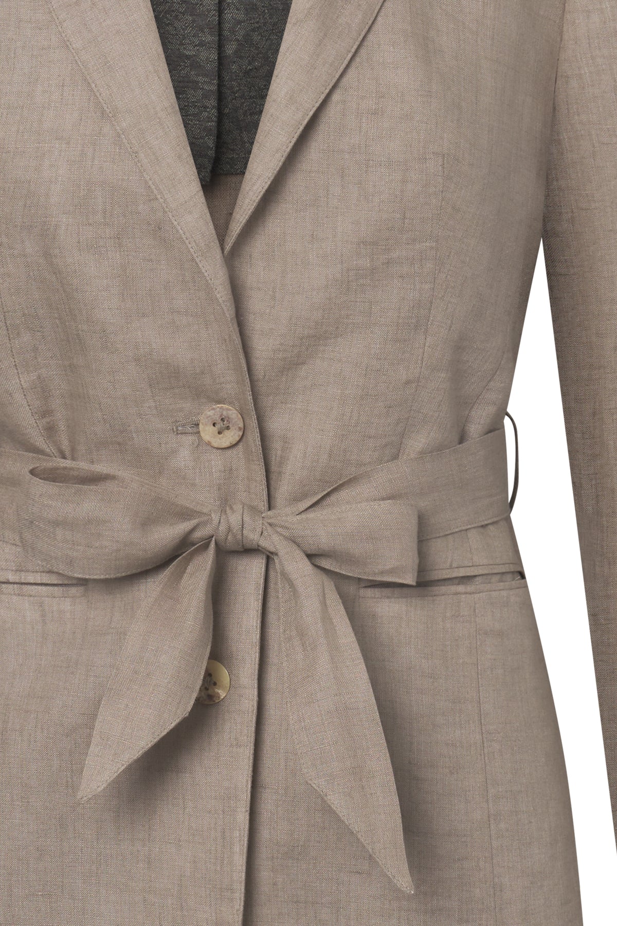 felicitas-damen-jacke-jerica-leinen-blazer-einreihig image 3