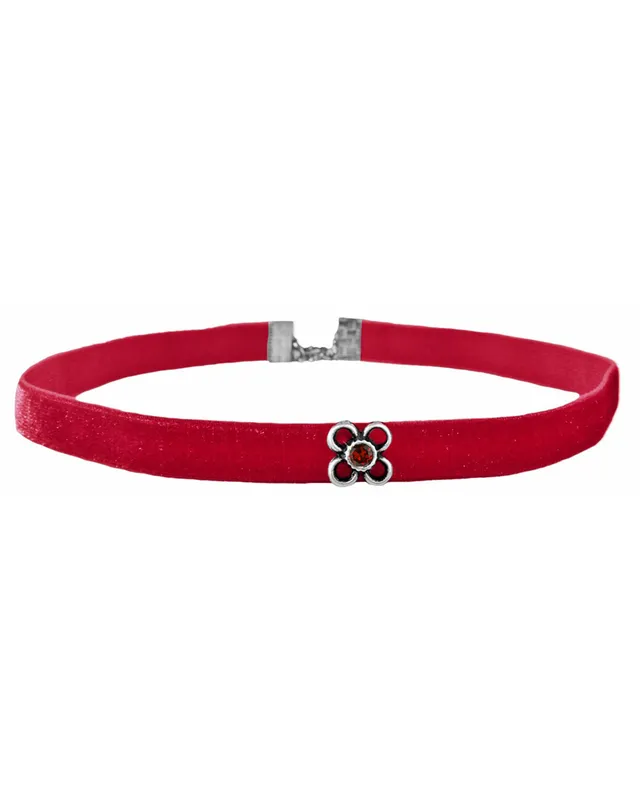 trachtenland-luisia-samt-kropfband-ramona-premium-kristall-rot image 1