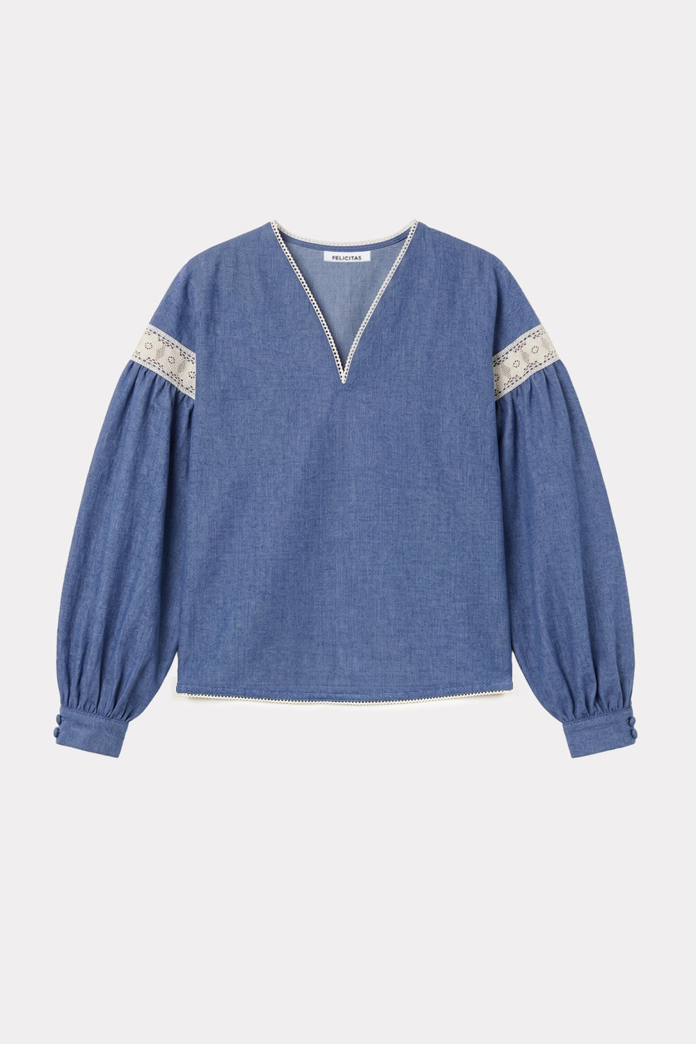 felicitas-damen-bluse-billi-aus-baumwoll-flanell-mit-spitze image 4