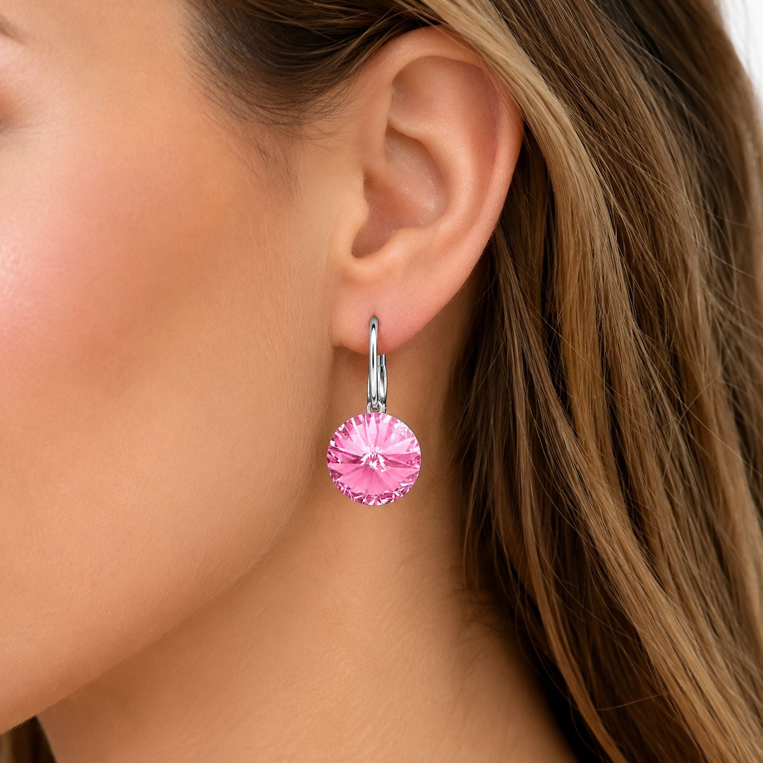 trachtenland-luisia-ohrringe-rivoli-12-mm-mit-swarovski-kristallen-rosa image 6
