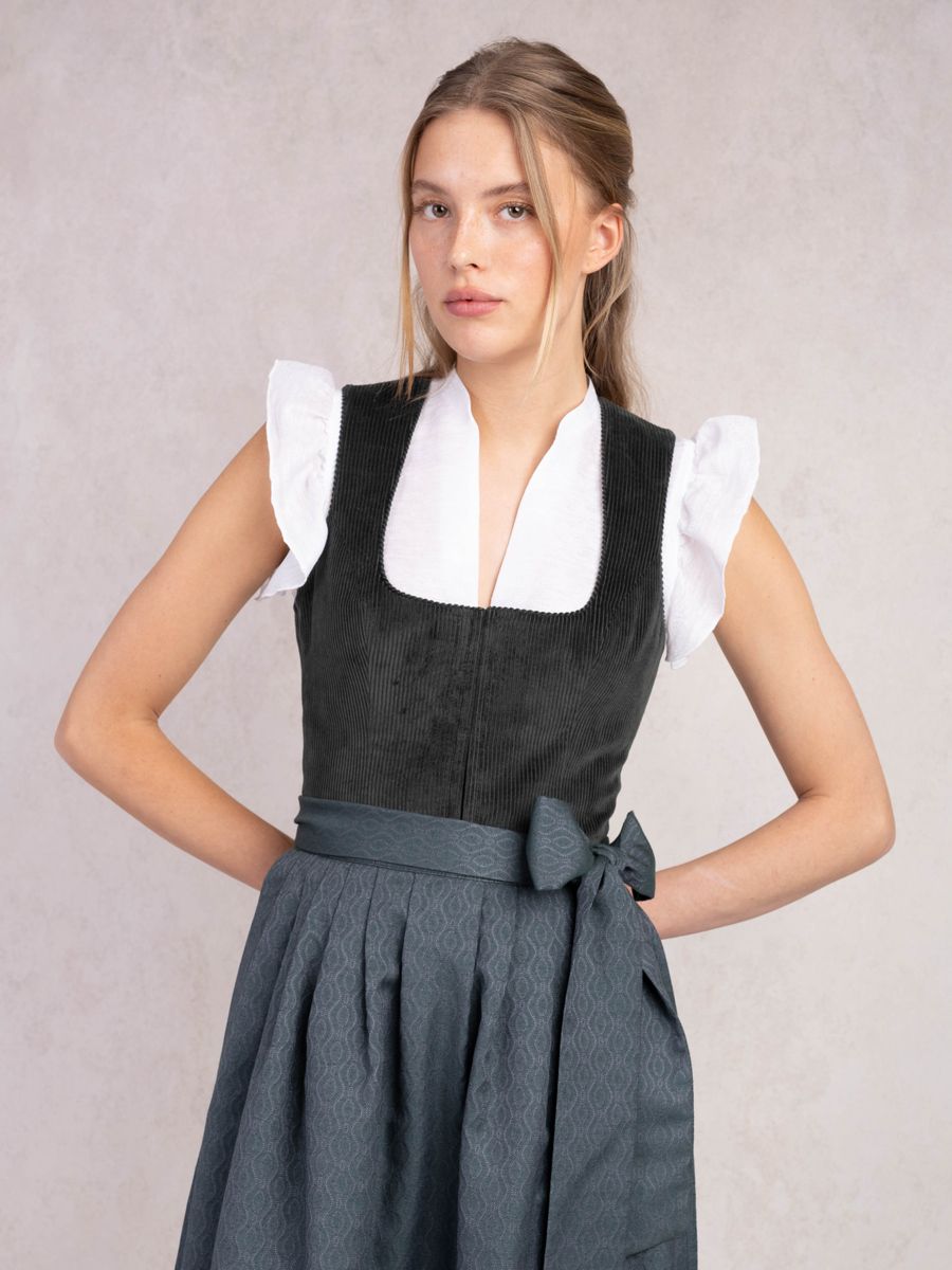 heimatgl-ck-dirndlbluse-alice-fl-gelarm-kurzarm-damen image 2