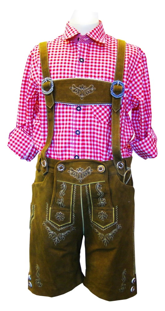 trachten-benkert-michi-lederhose-f-r-kinder-gr-92-164-ohne-hemd image 1