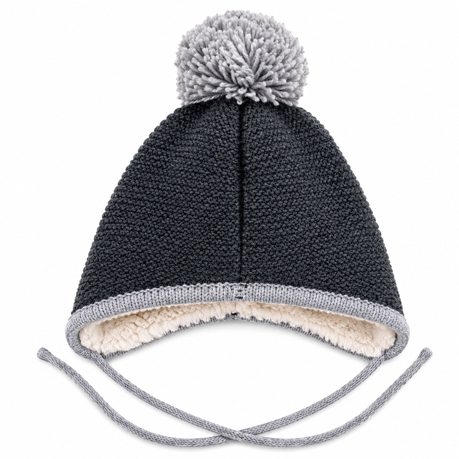 bondi-baby-strickm-tze-lausbub-91584-anthra-melange image 2