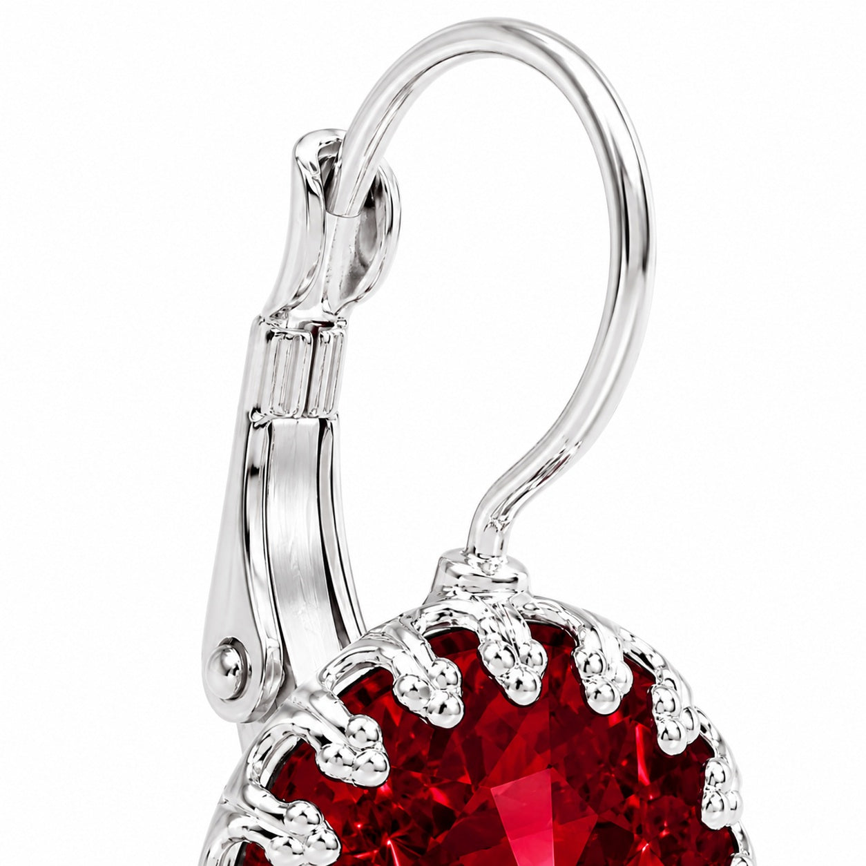 trachtenland-luisia-kronen-ohrringe-vivana-mit-swarovski-kristall-ohrh-nger-ligh image 3