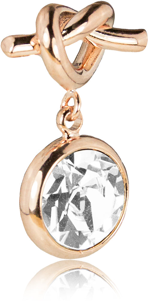 luisia-ohrringe-mit-knoten-und-premium-kristall-rosegold-crystal image 5