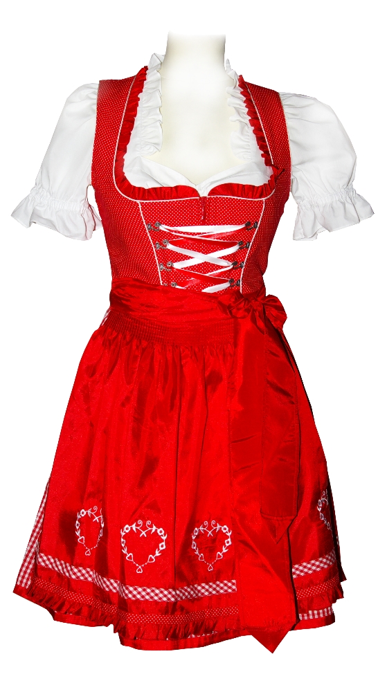 trachten-benkert-ricki-dirndl-rot-gepunktet image 1