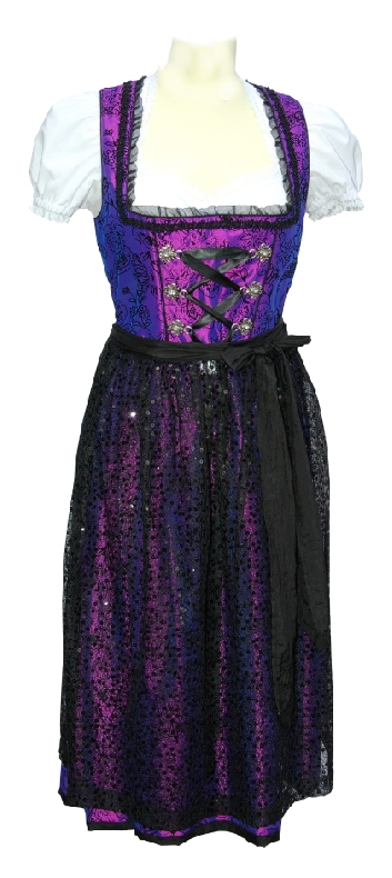 trachten-benkert-glitzi-dirndl-lila-schwarz image 1