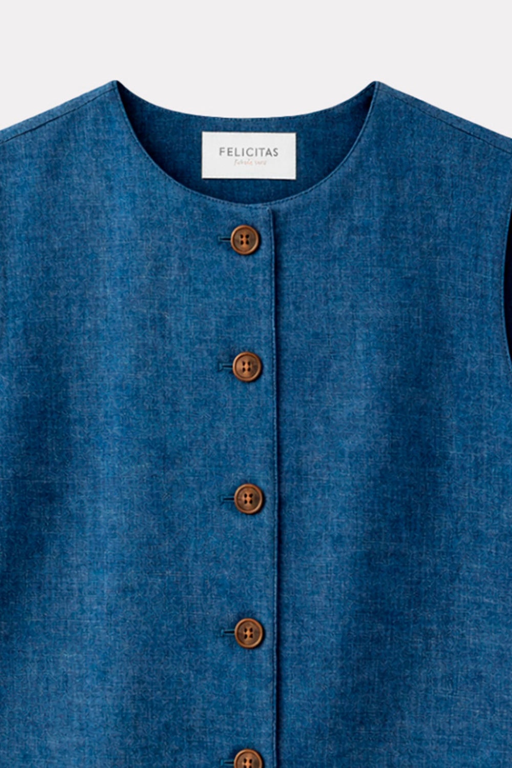 felicitas-damen-weste-wieke-kurze-leinen-stretch-weste image 3