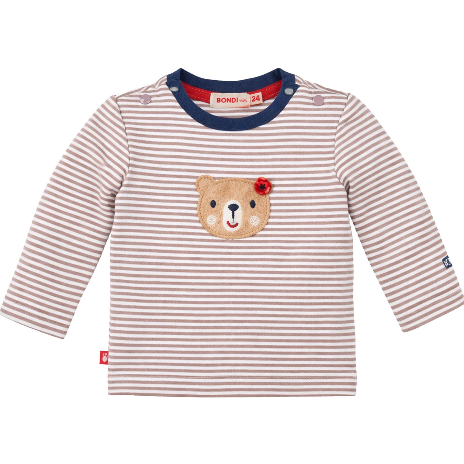 bondi-baby-langarmshirt-b-r-93761-streifen-beige image 1