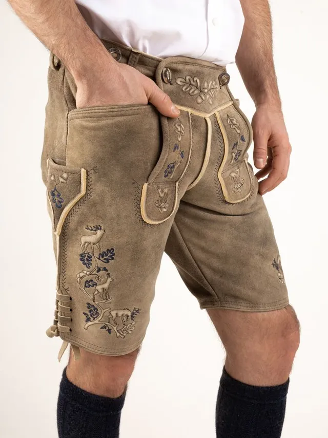 heimatgl-ck-lederhose-ursprung-bock-nachtblau-herren-premium image 1