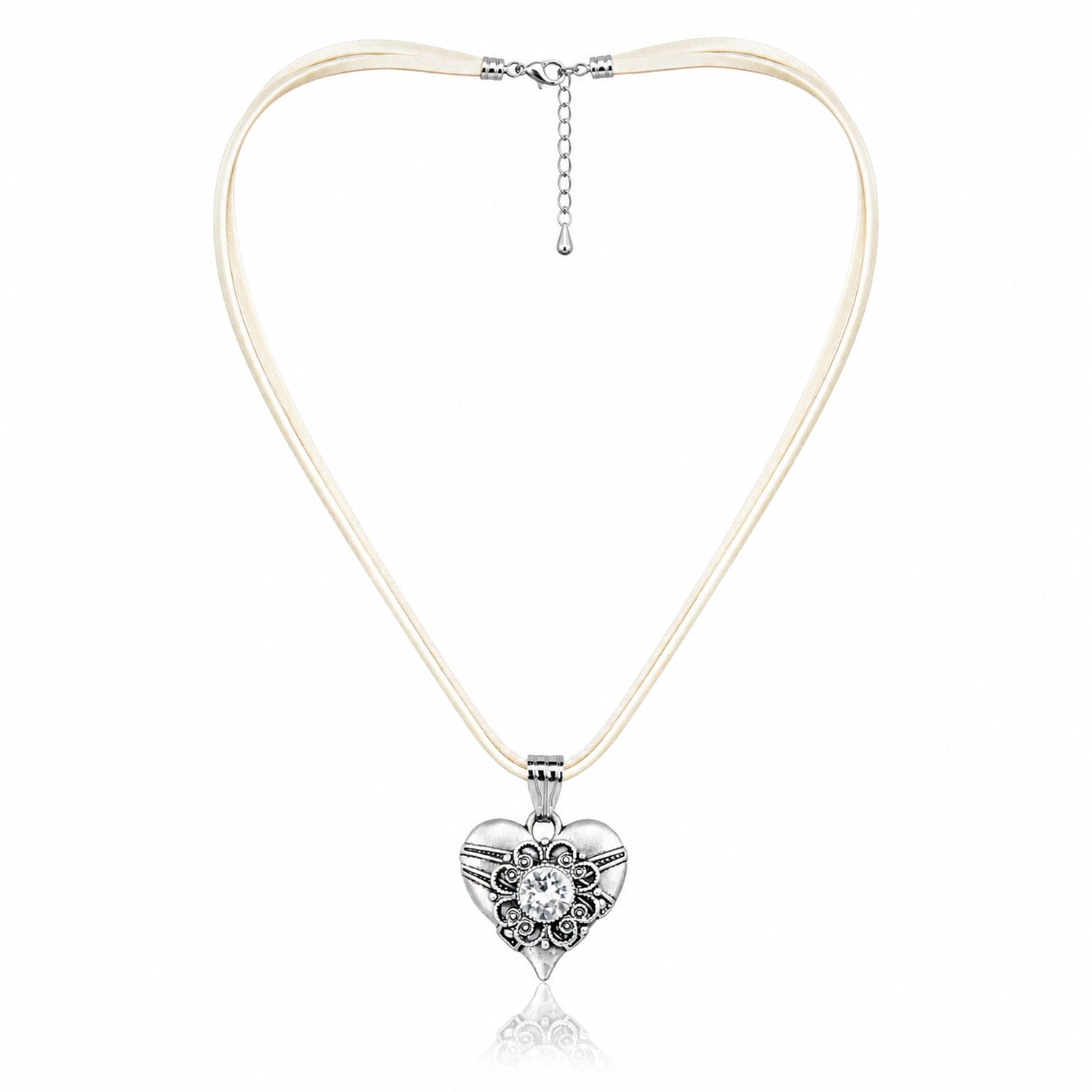 trachtenland-luisia-halskette-paula-herz-mit-swarovski-kristall-creme image 3