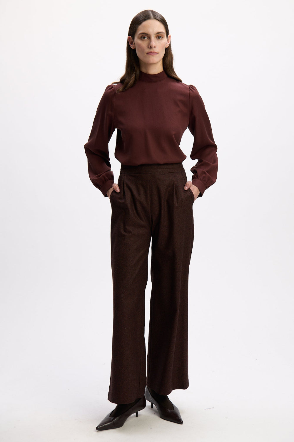 felicitas-damen-hose-halika-wollmischung-mit-falte-2 image 1