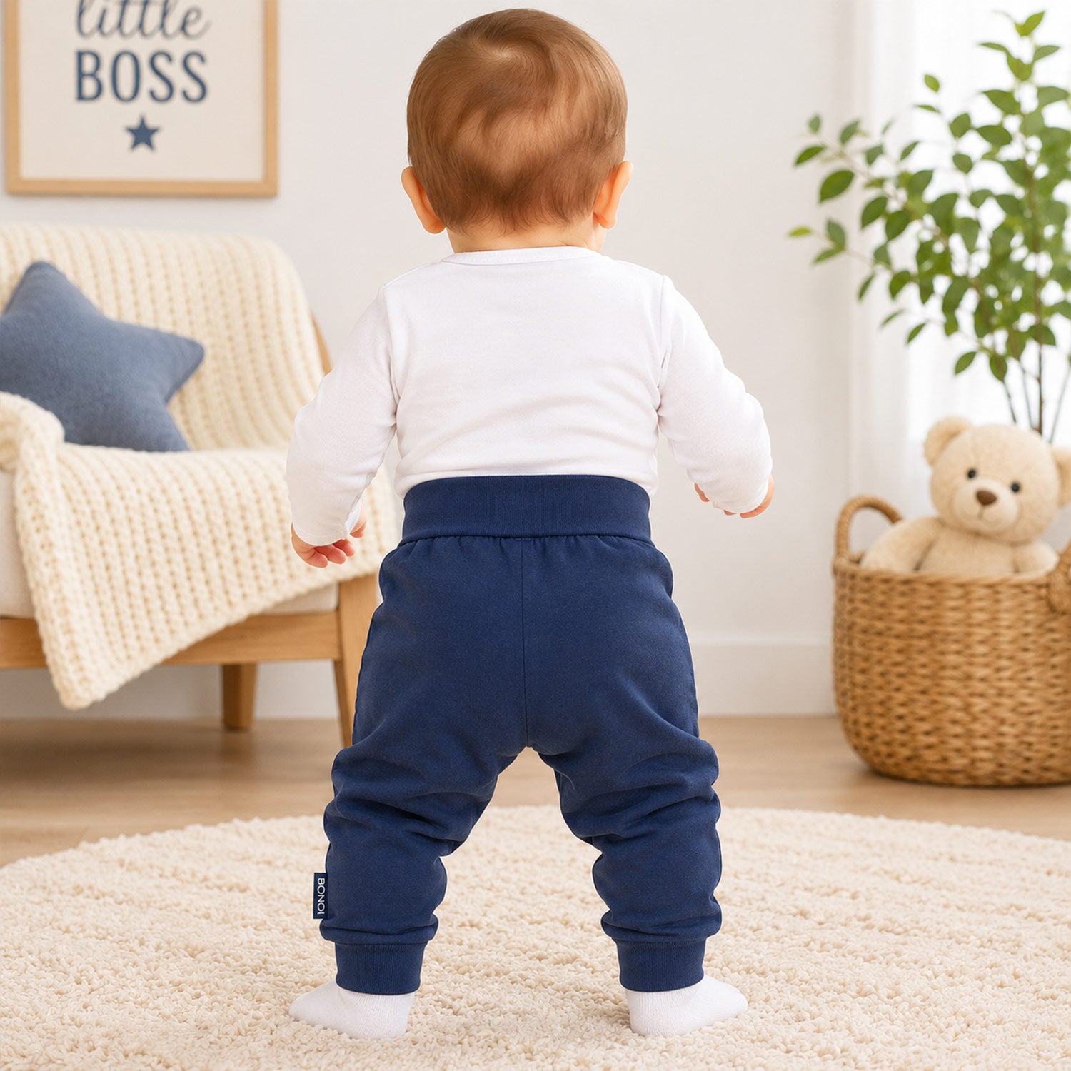 bondi-baby-leggings-small-boss-93683-jogginghose-navy image 4