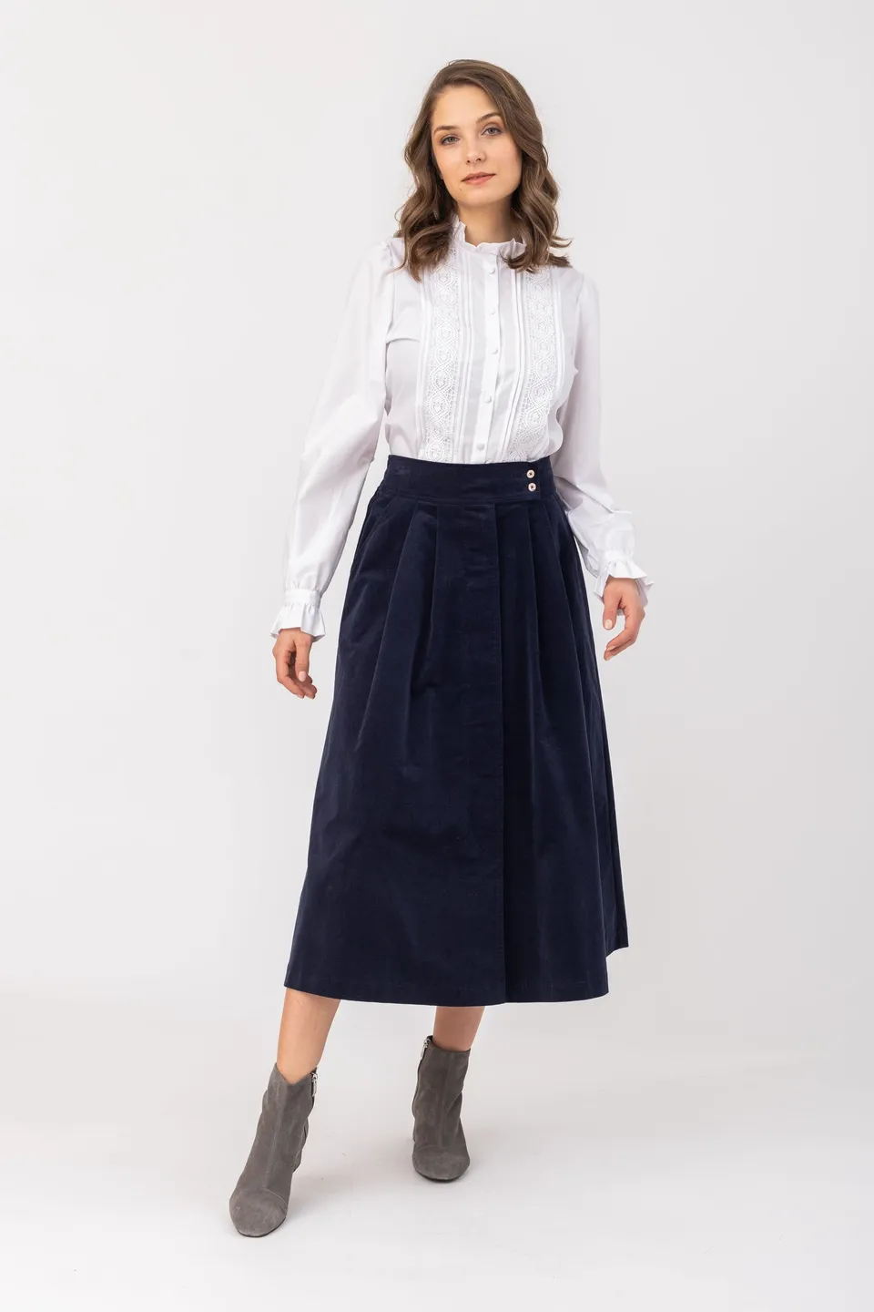 felicitas-damen-cordrock-rada-baumwoll-cord image 1