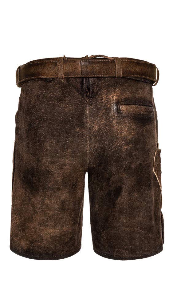 n-bler-kinderlederhose-adam-gr-158-echtleder-braun-mit-tr-ger image 2