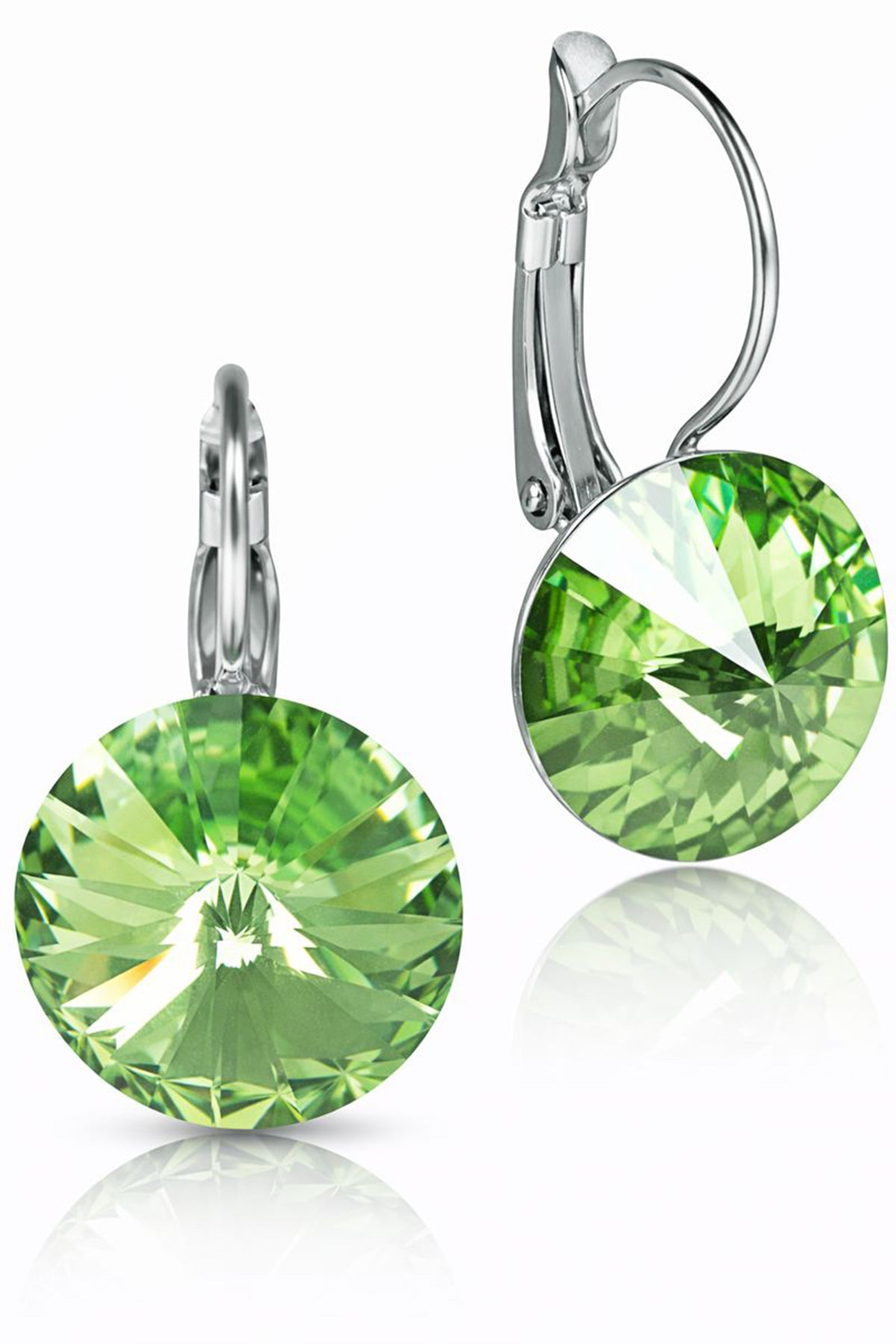 trachtenland-luisia-rivoli-ohrringe-12-mm-mit-swarovski-kristallen-peridot image 2